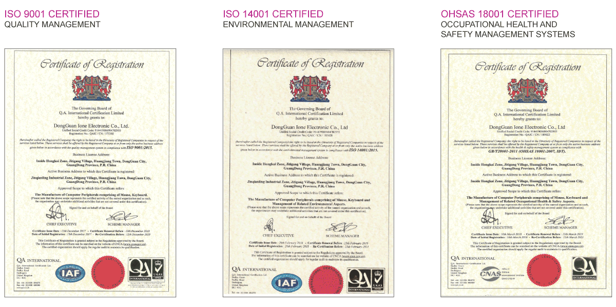 international certification